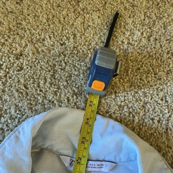 Zara Women’s Denim Jumpsuit Romper Light Denim Size Medium Button Down - Picture 8 of 10